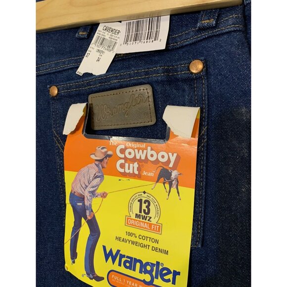 New Wrangler Pro Rodeo Jeans 13MWZPW Original Fit 37 X 34 Cowboy Cut Brand NWT - Picture 4 of 9